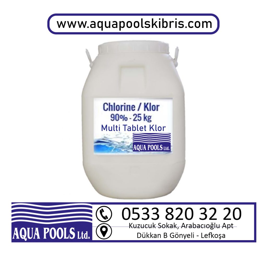 Chlorine 90° 25 kg multi tablet klor